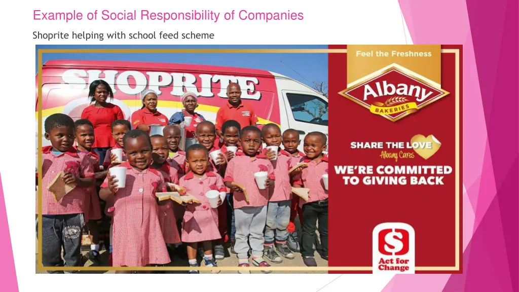 example of social responsibility of companies