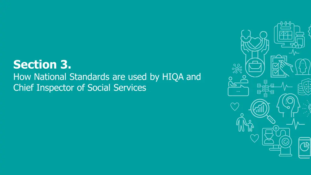 section 3 how national standards are used by hiqa