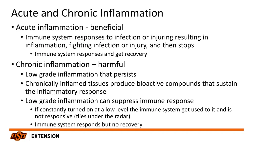 acute and chronic inflammation acute inflammation