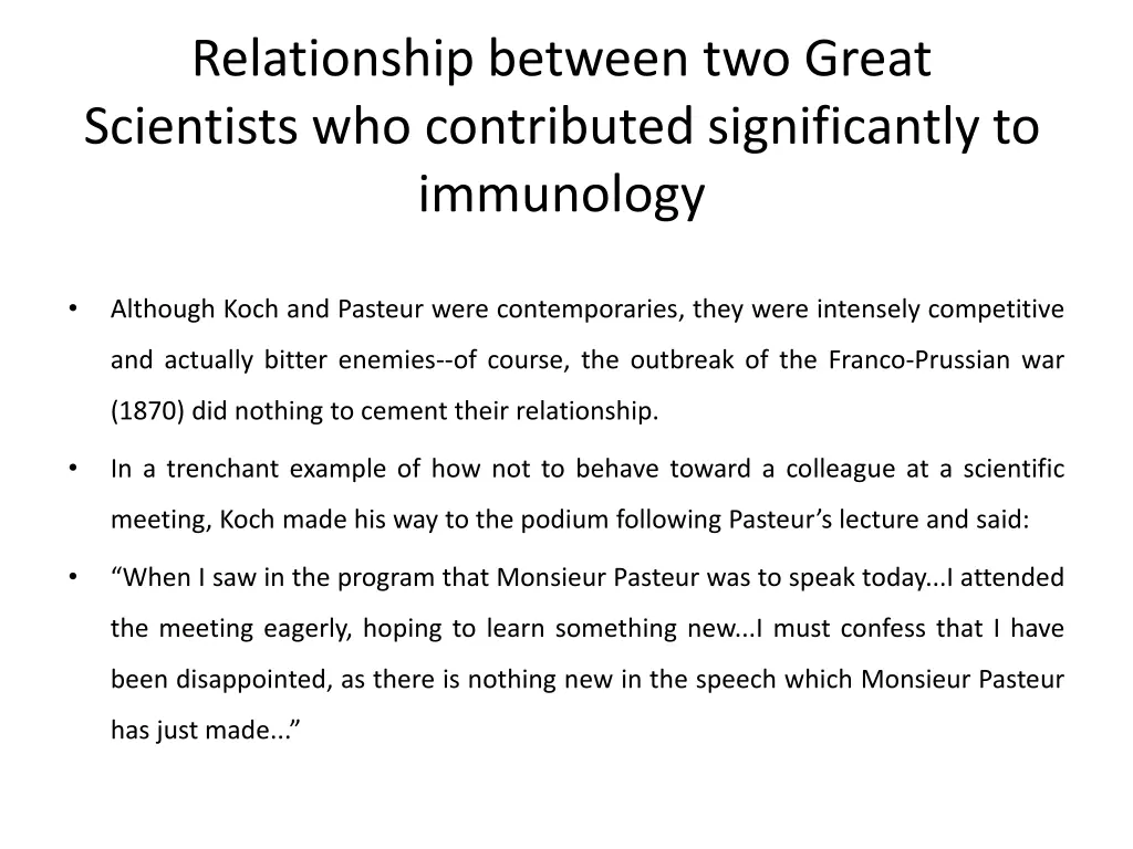 relationship between two great scientists