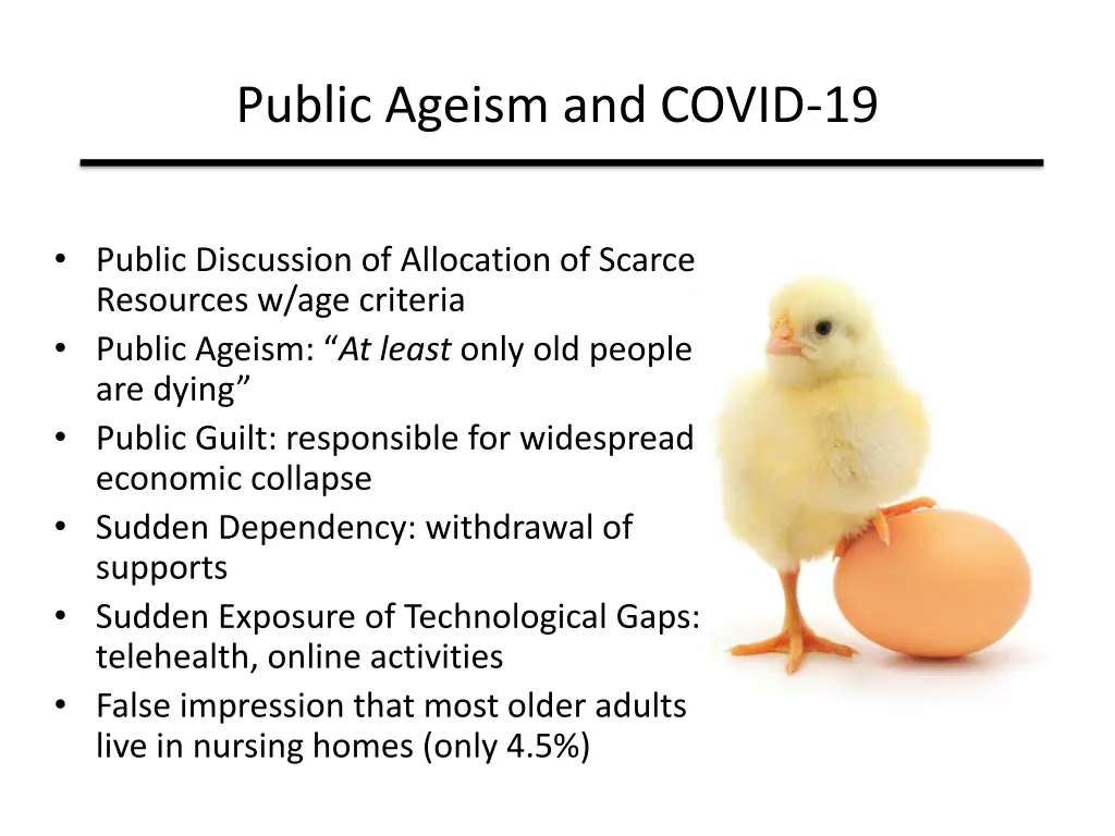 public ageism and covid 19