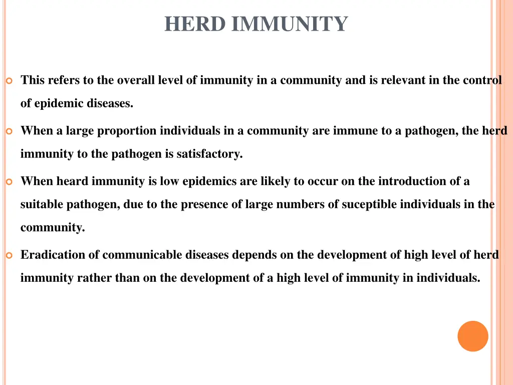 herd immunity