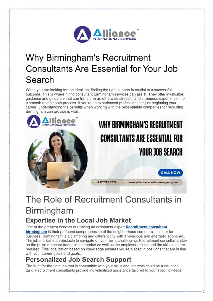 why birmingham s recruitment consultants