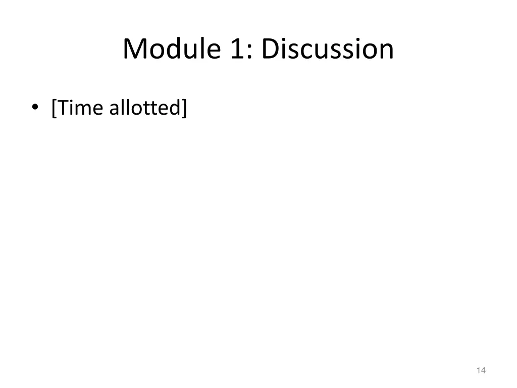 module 1 discussion