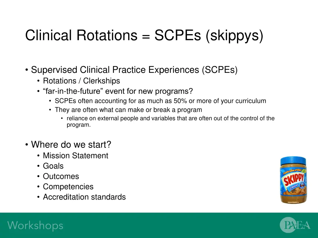 clinical rotations scpes skippys