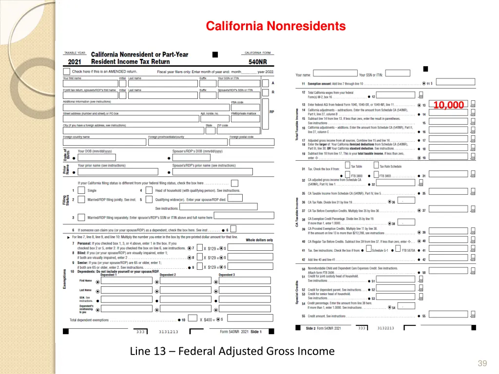 california nonresidents