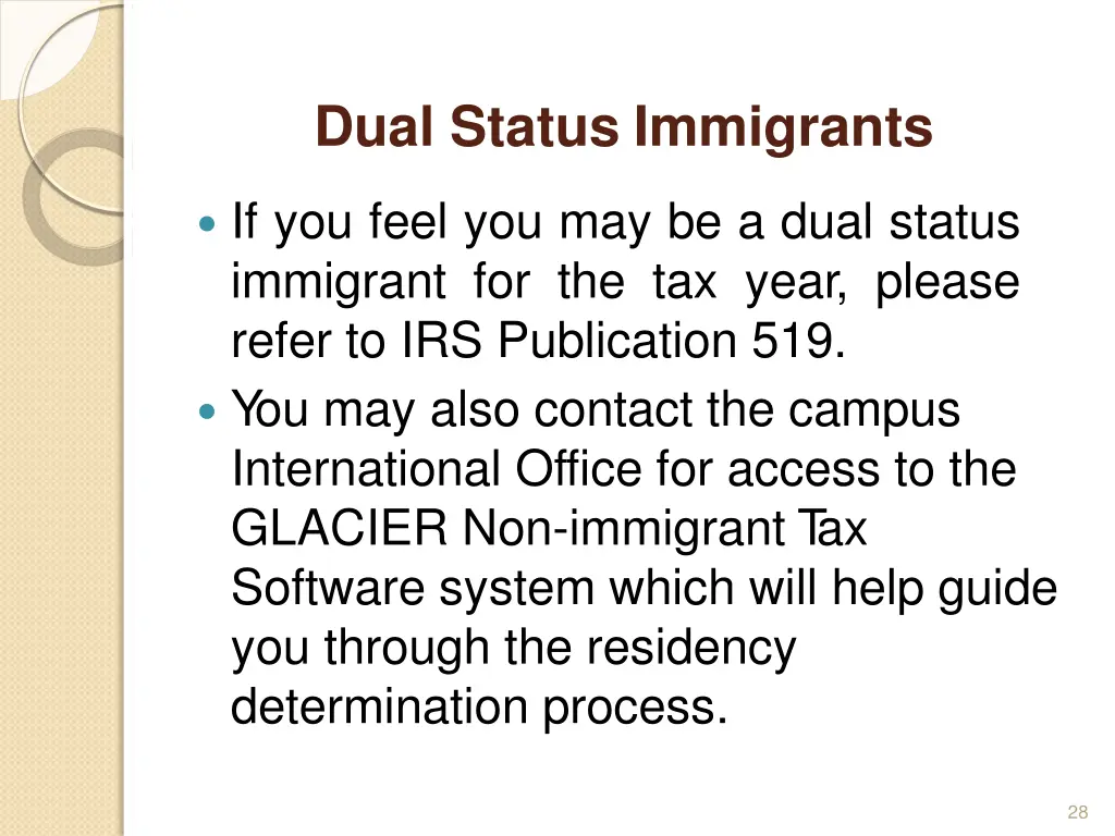 dual status immigrants