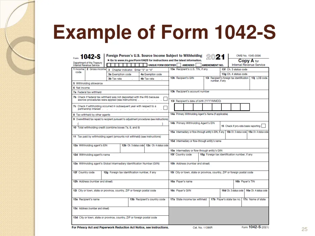 example of form 1042 s