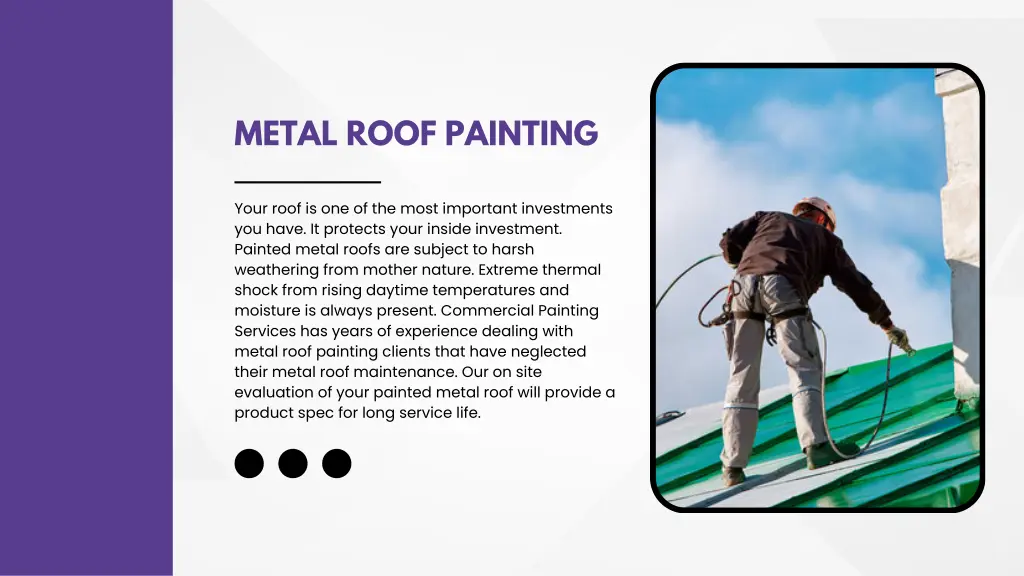 metal roof painting