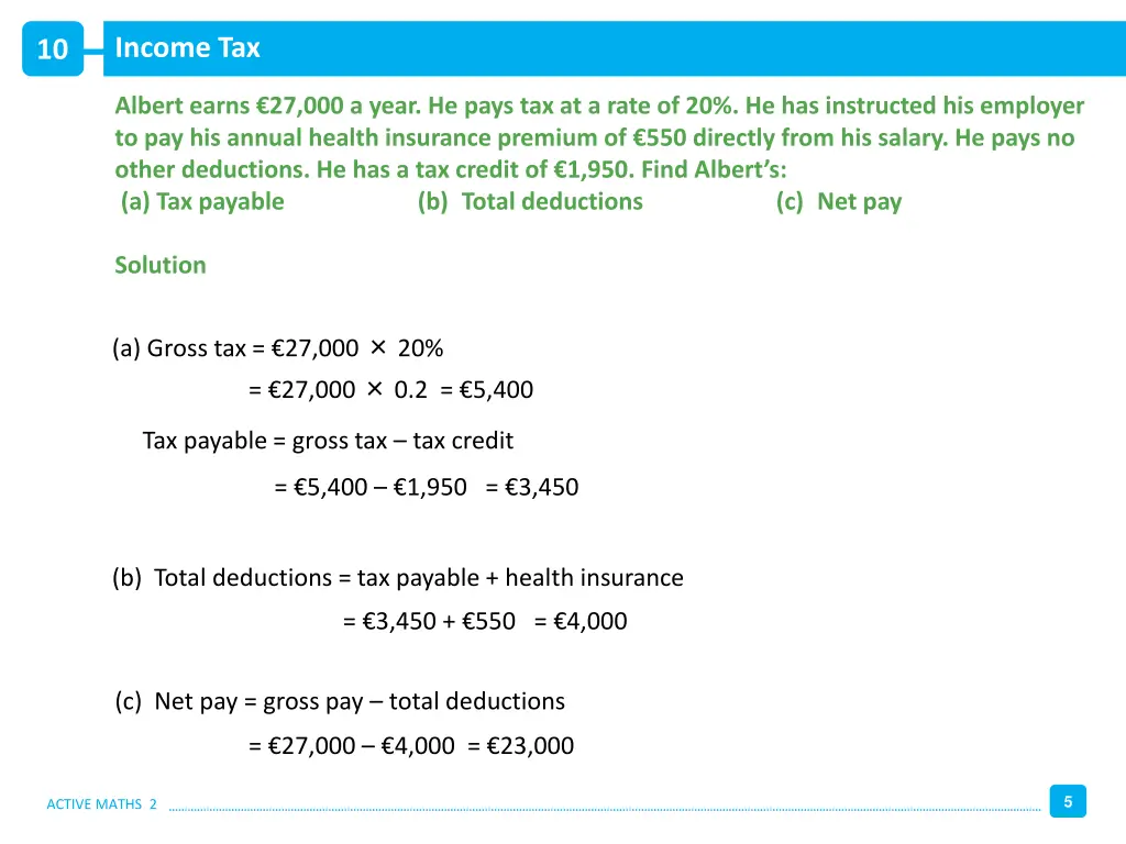 income tax 1