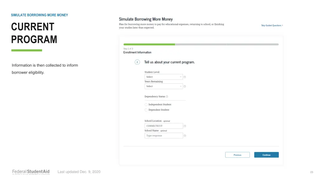 simulate borrowing more money 2