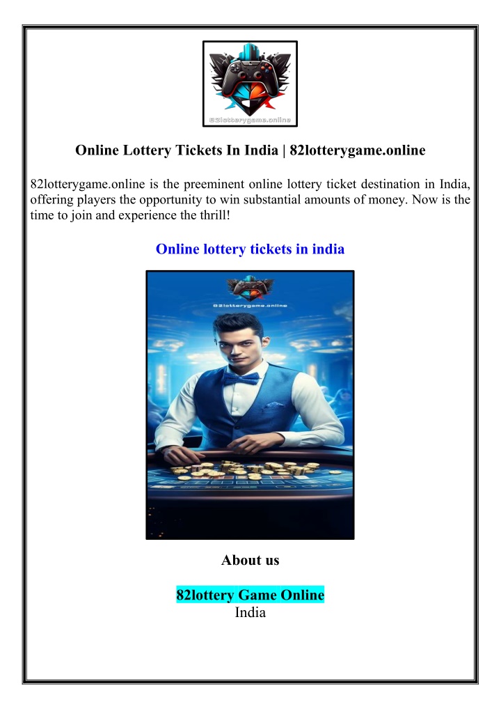 online lottery tickets in india 82lotterygame