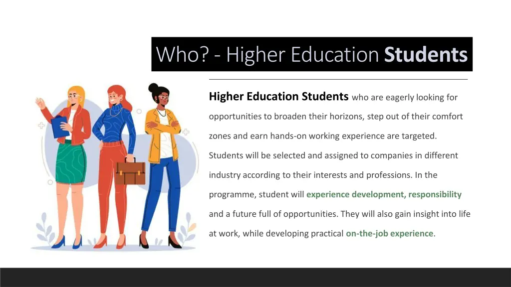 who highereducation students