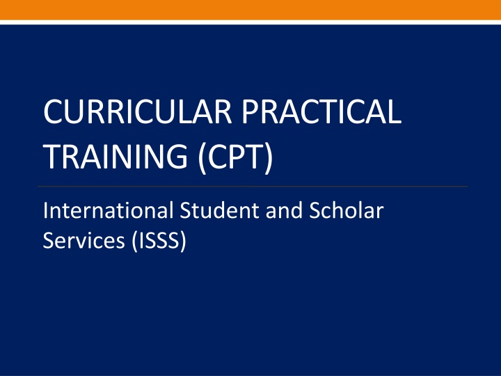 curricular practical training cpt