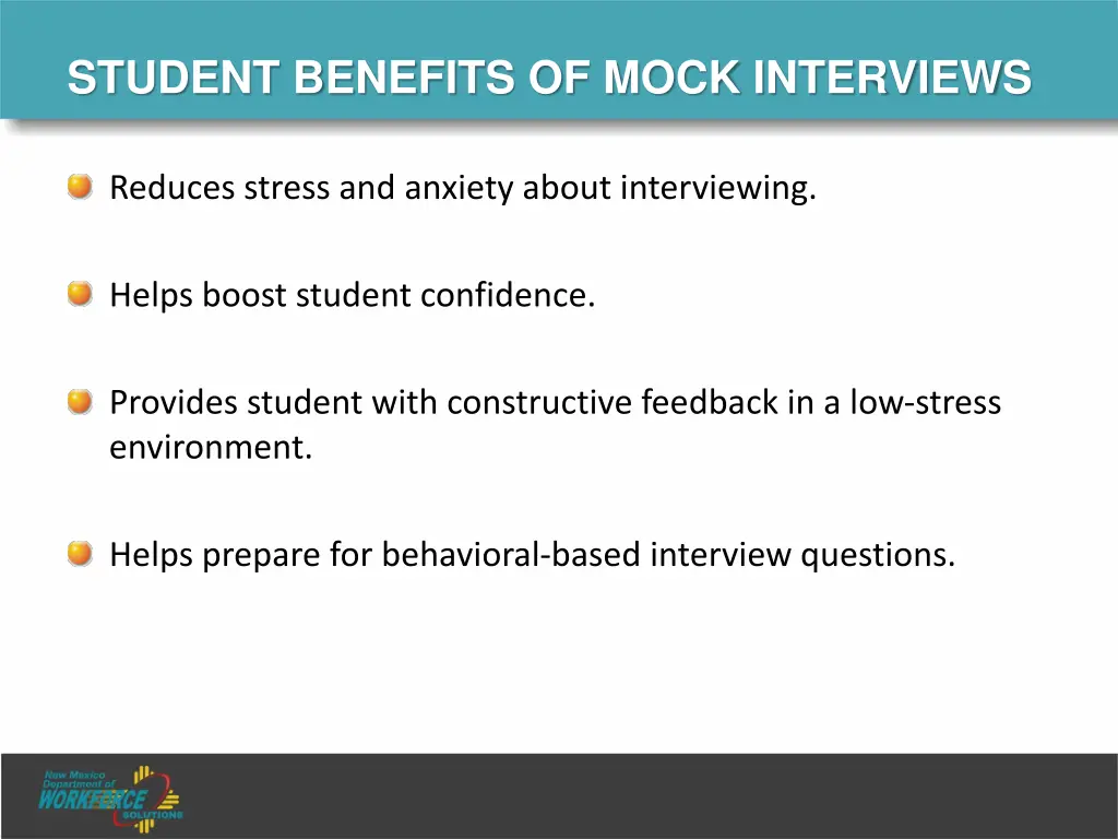 student benefits of mock interviews