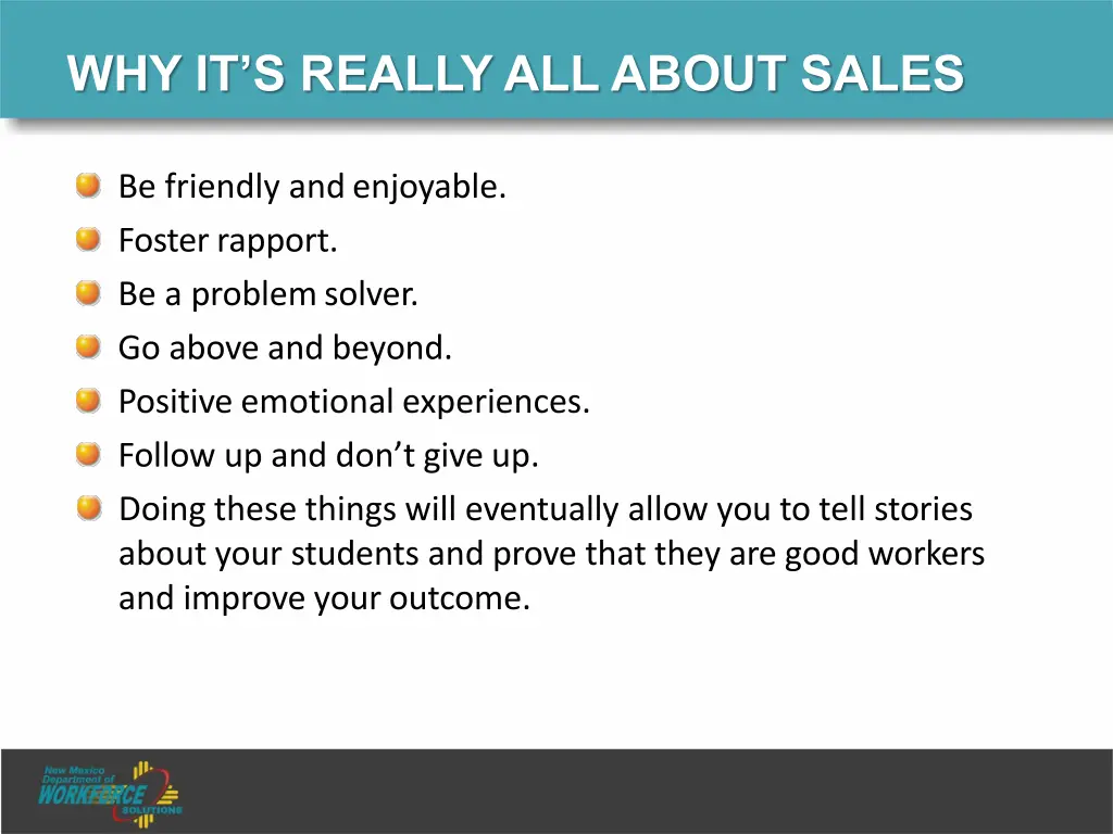 why it s really all about sales