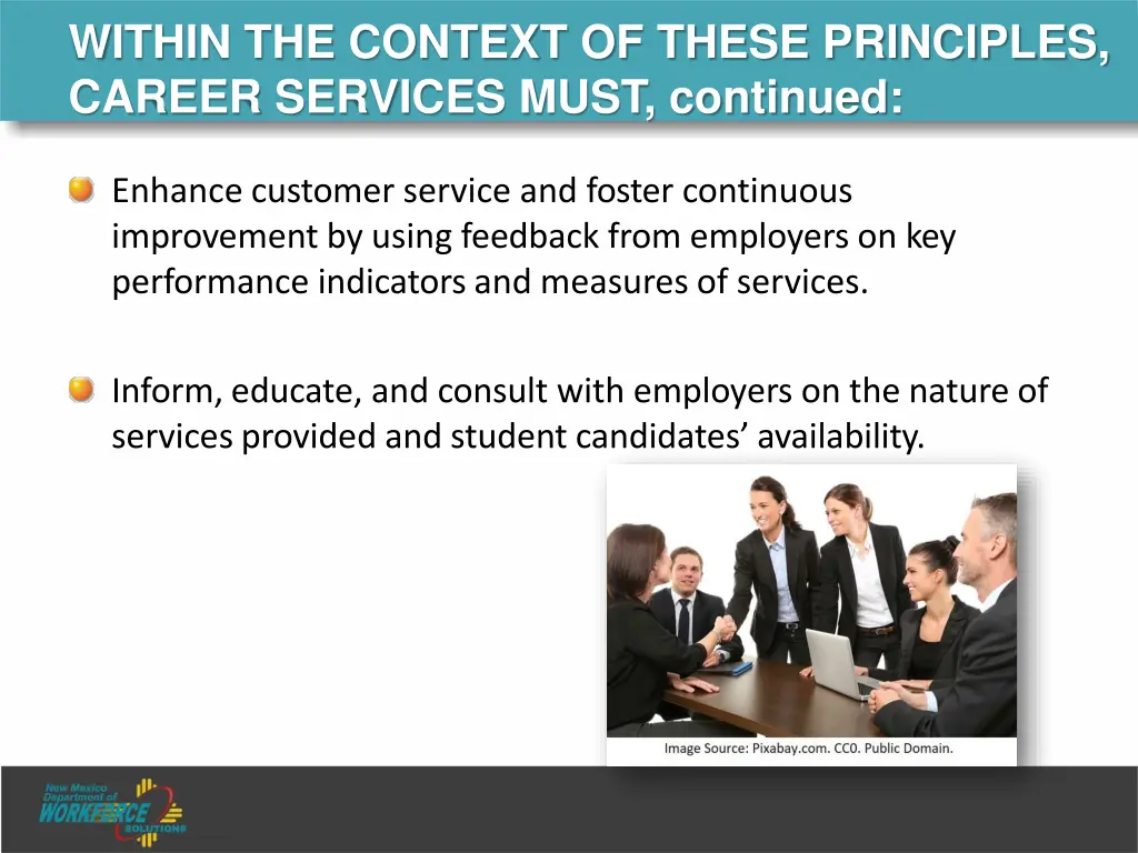 within the context of these principles career 1