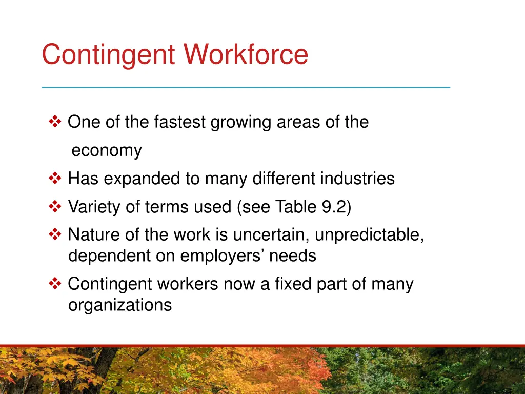 contingent workforce