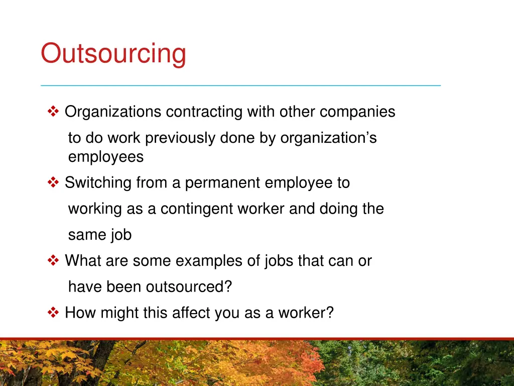 outsourcing