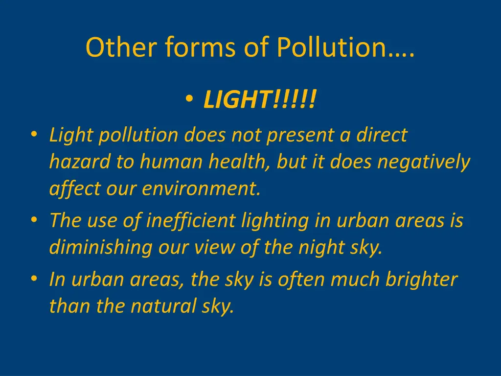 other forms of pollution 1