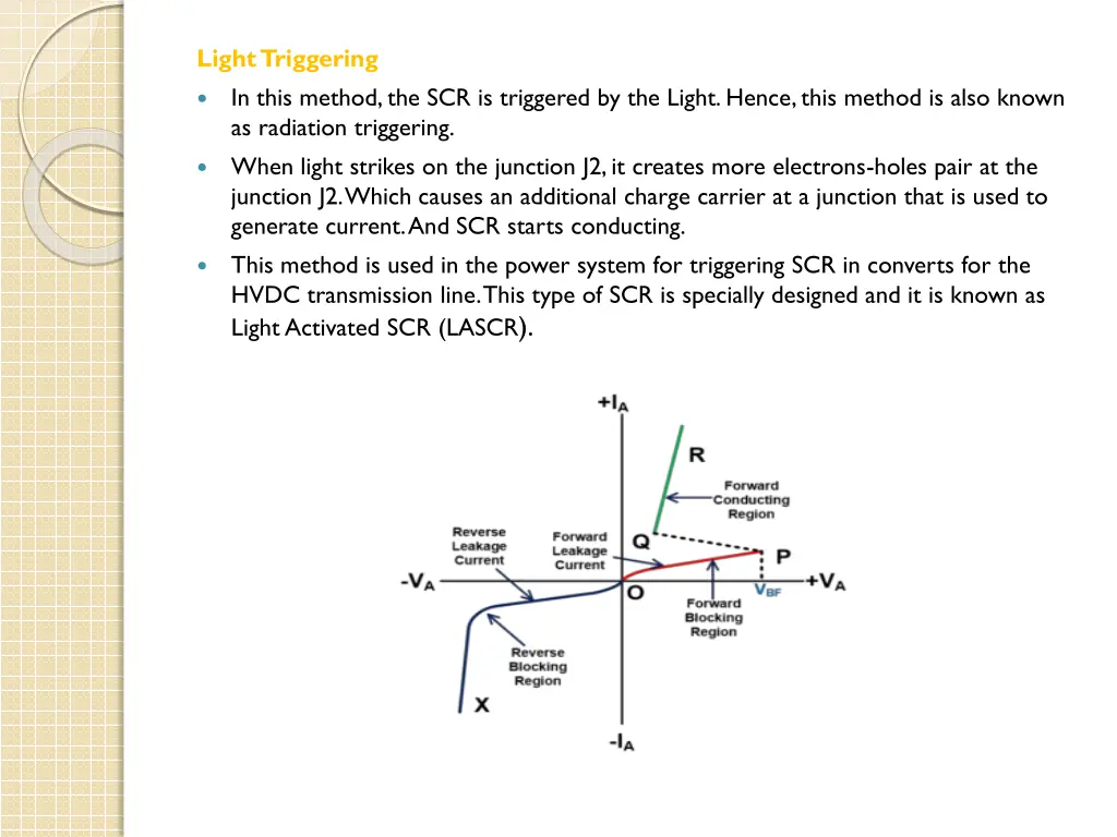 light triggering in this method