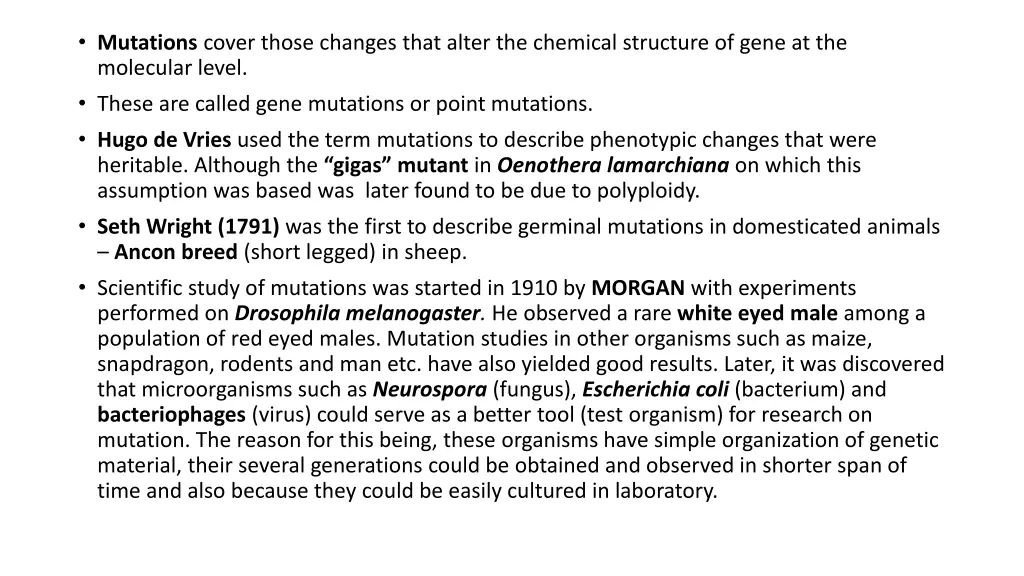 mutations cover those changes that alter