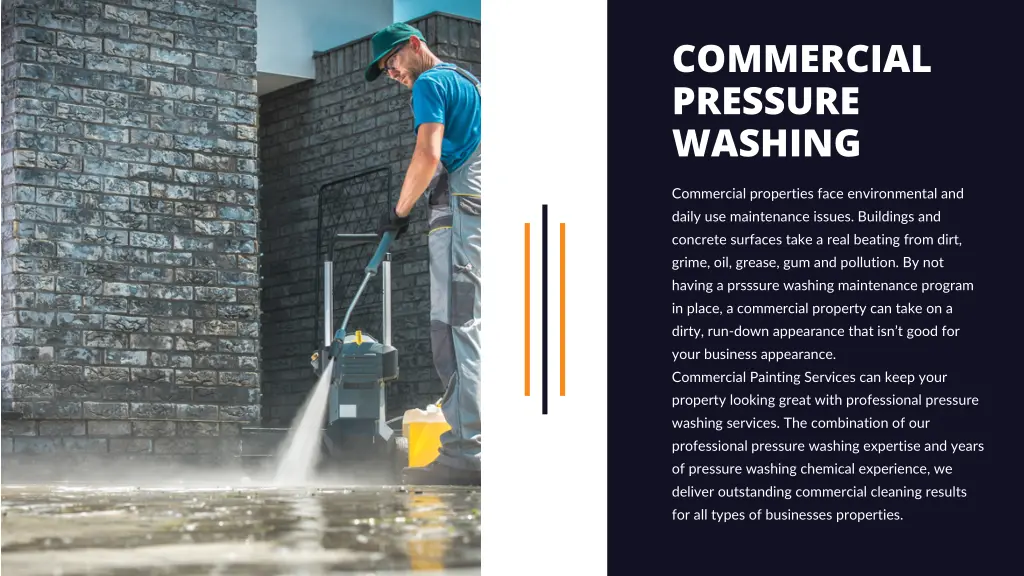 commercial pressure washing