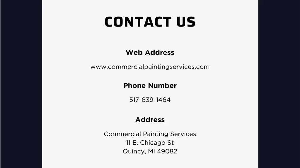 contact us