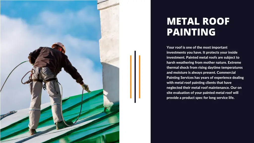 metal roof painting