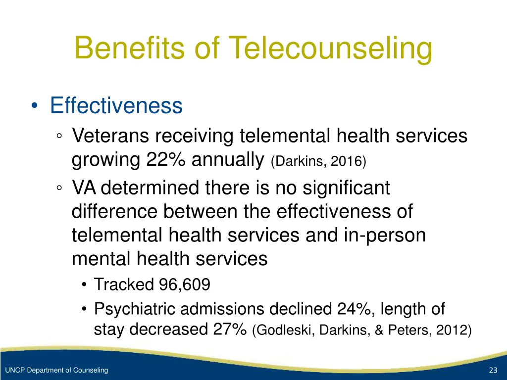 benefits of telecounseling 1