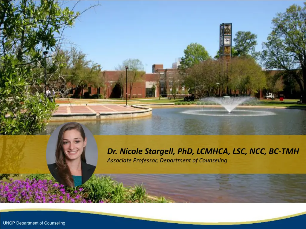 dr nicole stargell phd lcmhca