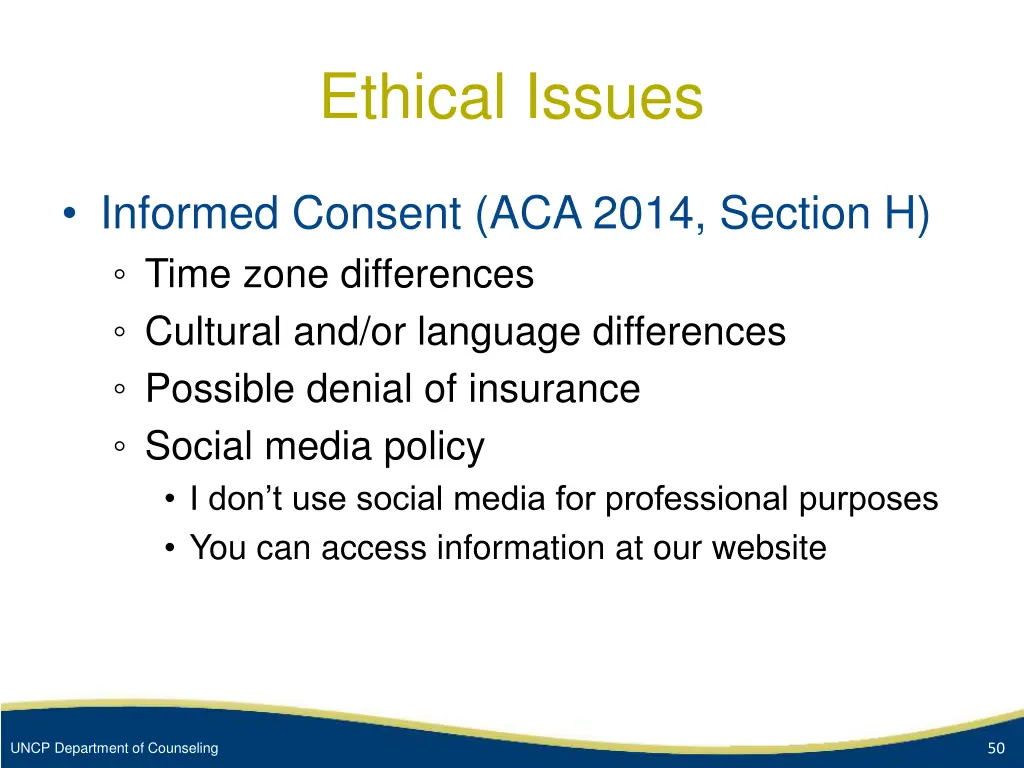 ethical issues 1