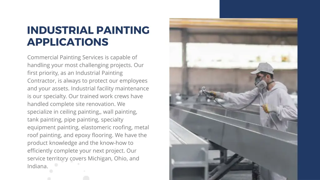 industrial painting applications