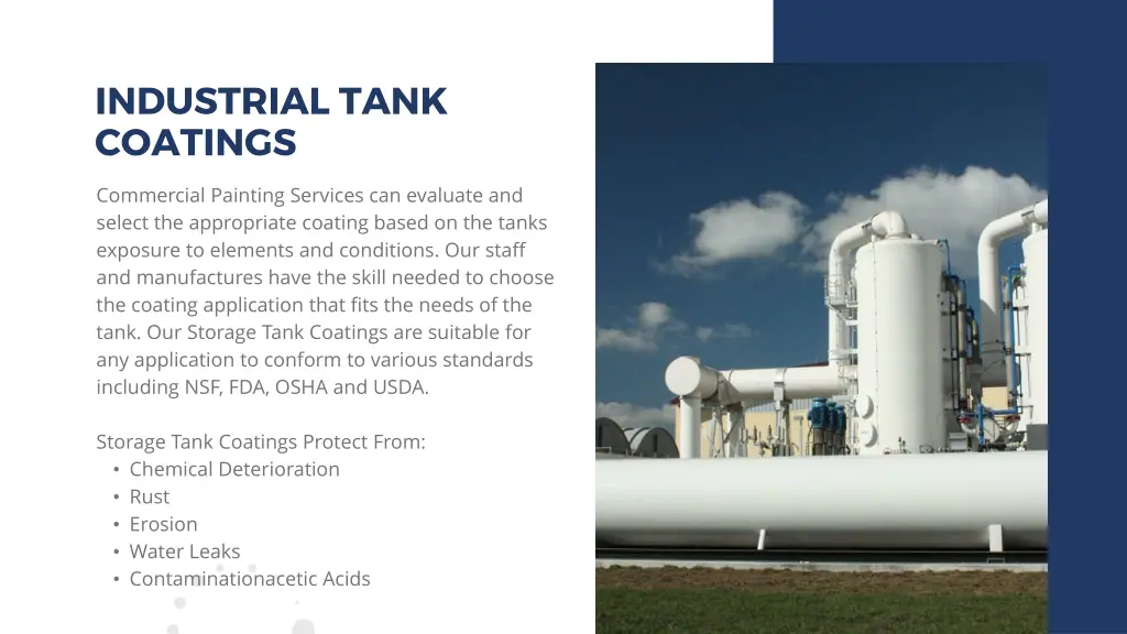 industrial tank coatings