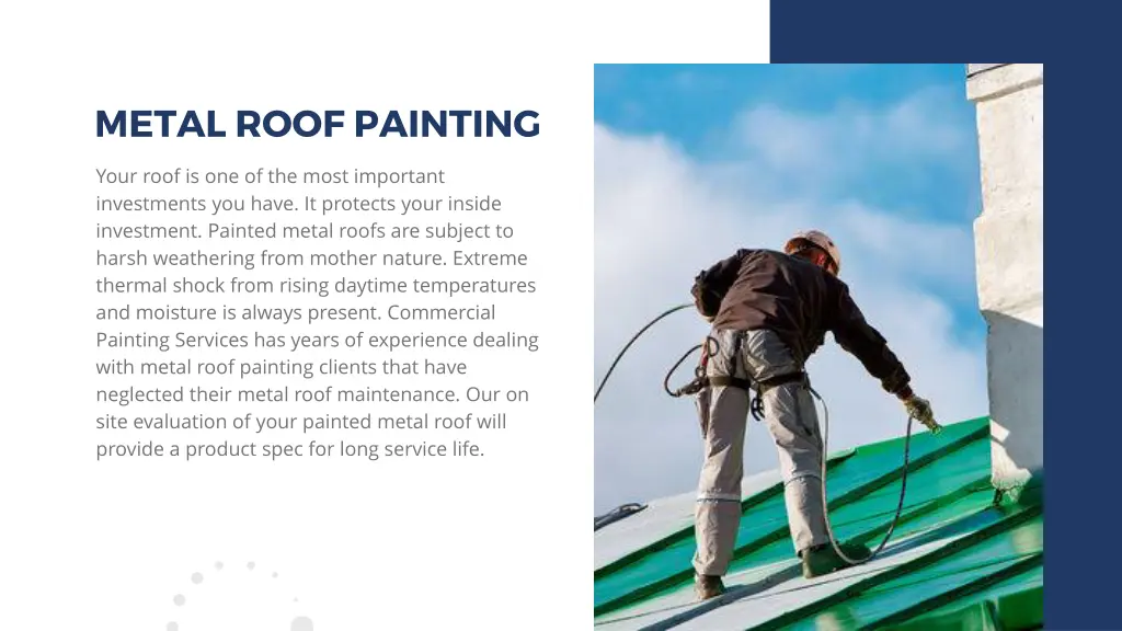 metal roof painting