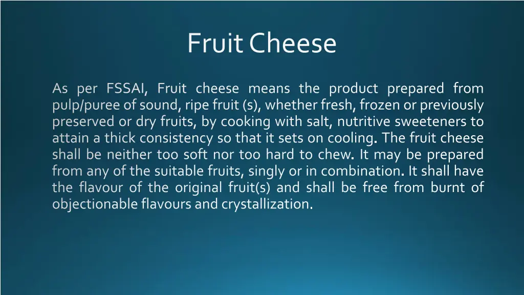 fruit cheese