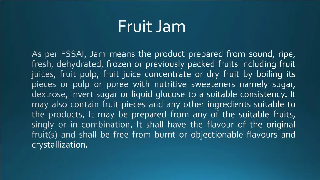 fruit jam