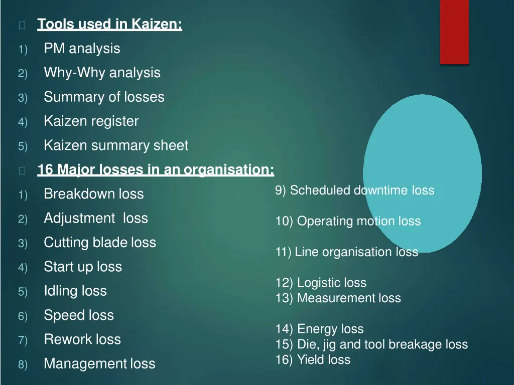 tools used in kaizen