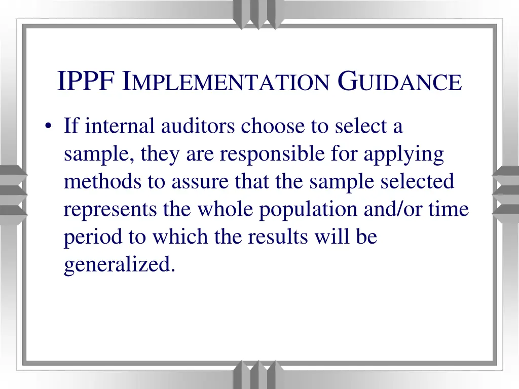 ippf i mplementation g uidance