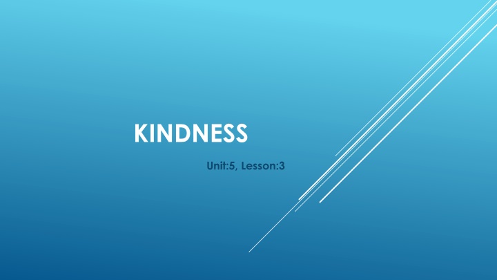 kindness