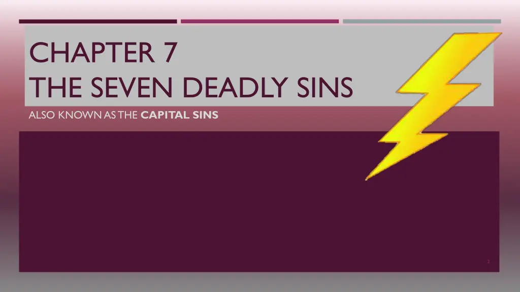 chapter 7 the seven deadly sins also known