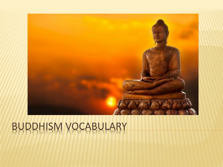 buddhism vocabulary