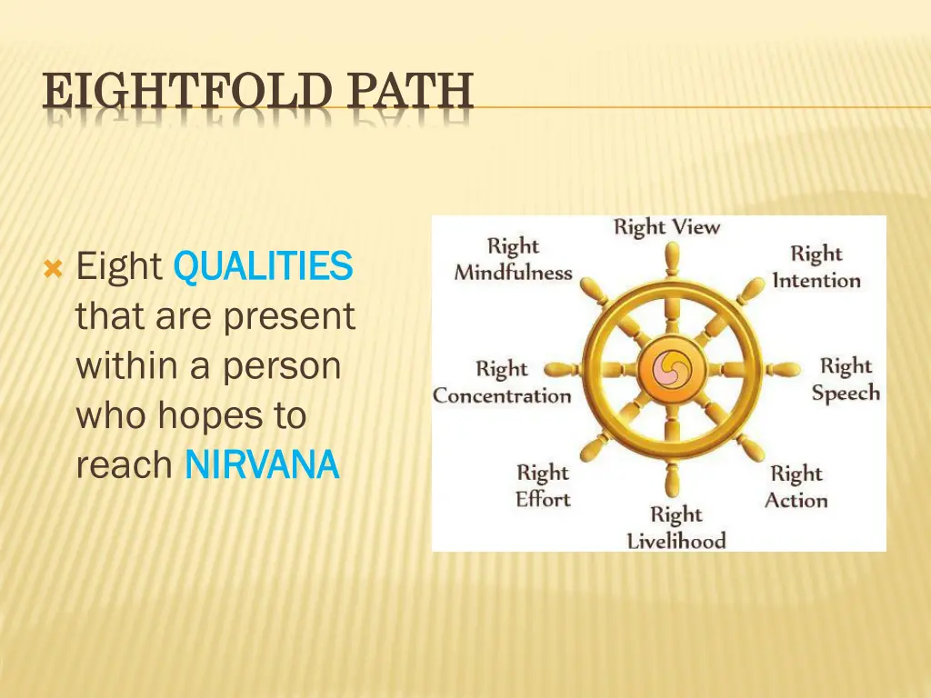 eightfold path eightfold path