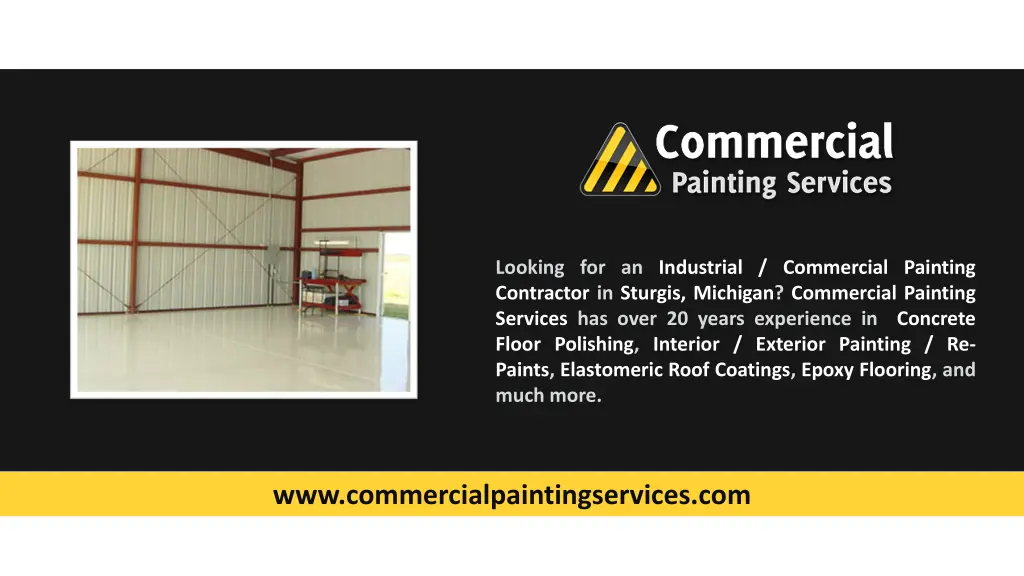 looking for an industrial commercial painting