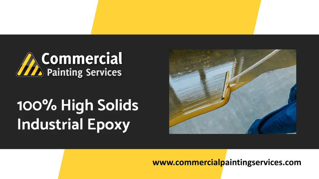 100 high solids industrial epoxy