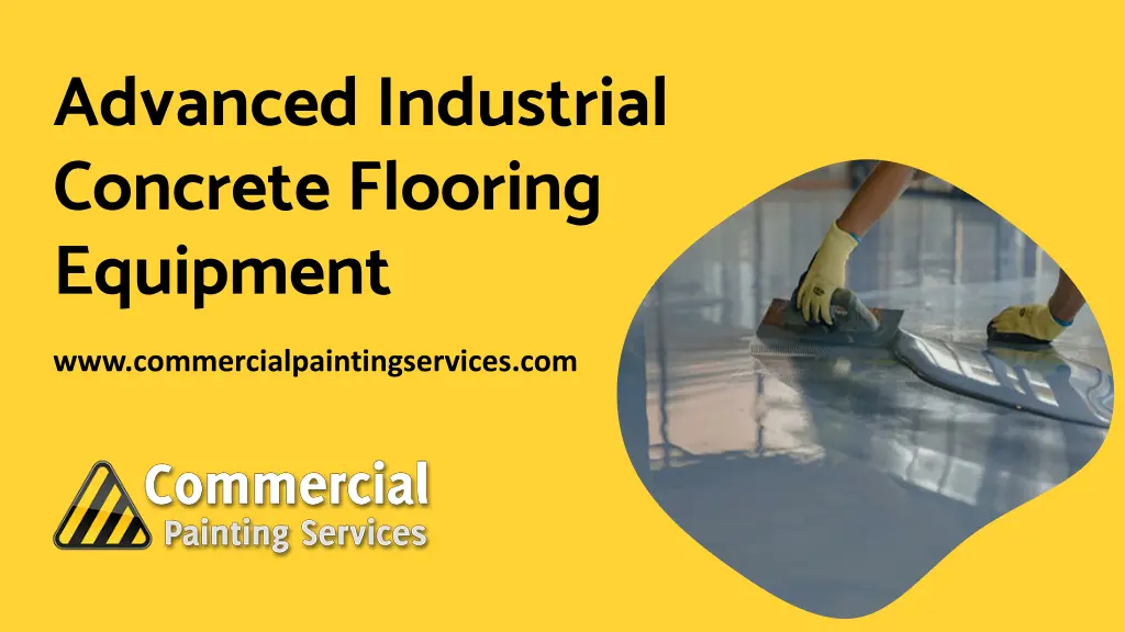 advanced industrial concrete flooring equipment