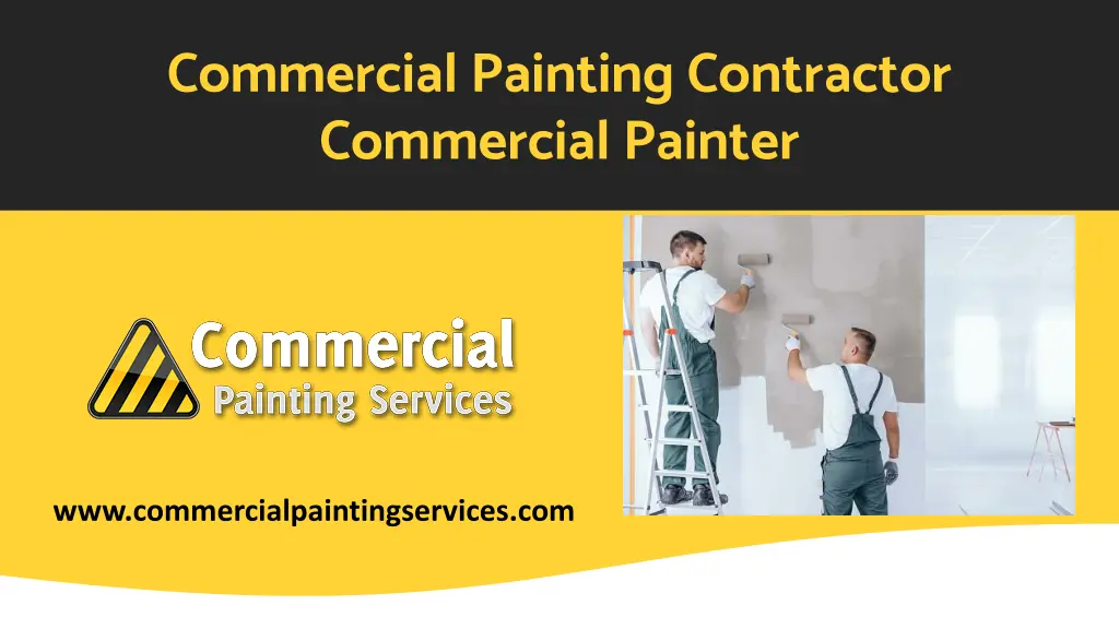 commercial painting contractor commercial painter