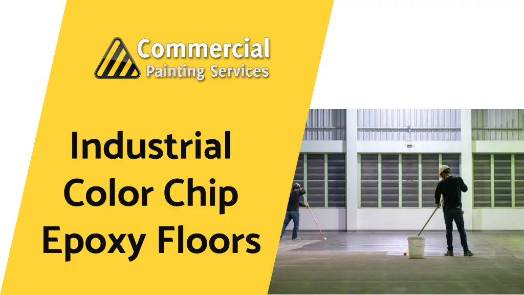 industrial color chip epoxy floors