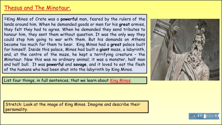 thesus and the minotaur