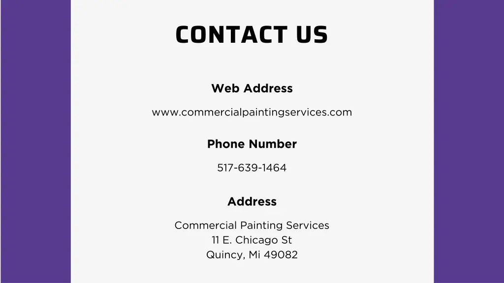 contact us